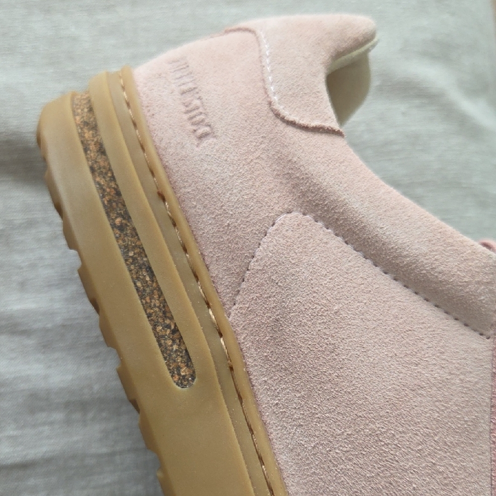 Birkenstock Bend Low Pink Suede Sneakers - Picture 9 of 10